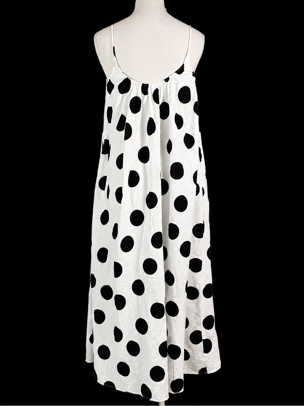 Tabitha Brown x Target Sleeveless Polka Dot Maxi Dress XXS - Picture 4 of 11